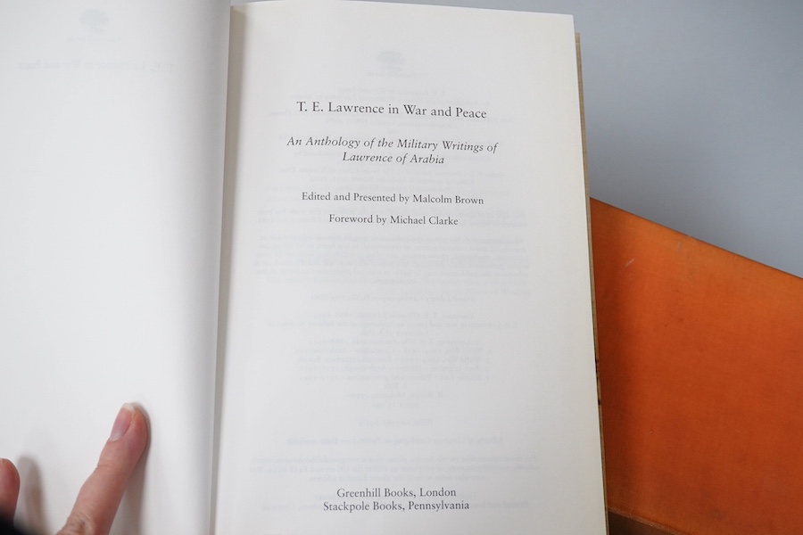 Wilson, Jeremy - Lawrence of Arabia: the authorised biography. 1st US edition. photo plates and sketch maps; publisher's cloth and d/wrapper. New York: Atheneum, 1990; Korda, Michael - Hero: the life and legend of Lawren